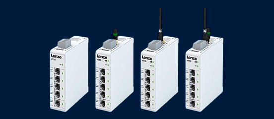 Equipo gateway IOT industrial ofrecido por las distribuidoras de Lenze en México